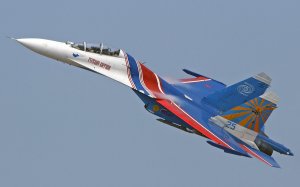 Су-27УБ "Русские витязи". Борт № 25.