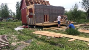 Пристройка веранды и террасы к деревянному дому 6 на 3 в деревне своими руками в Лен области