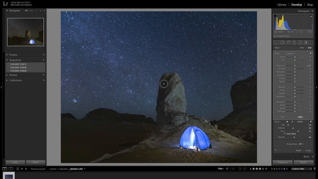 НОЧНОЙ ПЕЙЗАЖ | Обработка в Lightroom за 15 минут смотреть онлайн