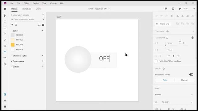 Adobe XD For Beginners: Design and Prototype a Toggle Switch Tutorial смотреть онлайн