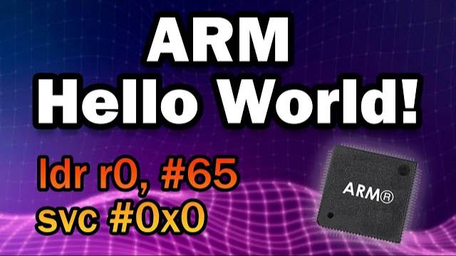 You Can Learn ARM Assembly Language in 15 Minutes | ARM Hello World Tutorial смотреть онлайн