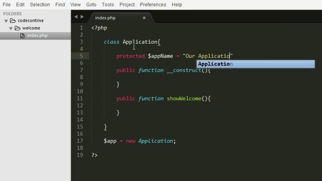 PHP / OOP - Simple Show Welcome Script смотреть онлайн