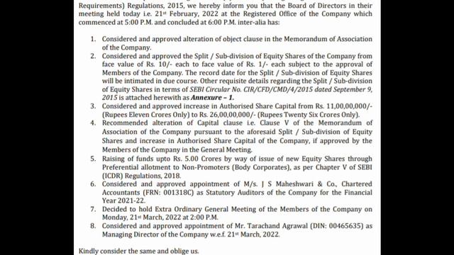 Company Announced Stock Split | Split 1:10 | upcoming split stock | @StockLeader009 | February 2022 смотреть онлайн