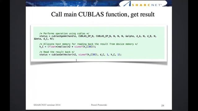Linear Algebra on GPU смотреть онлайн