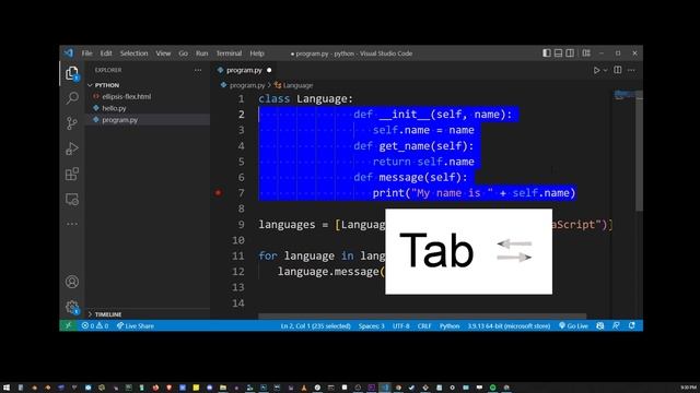 VSCode How To Indent Multiple Lines смотреть онлайн