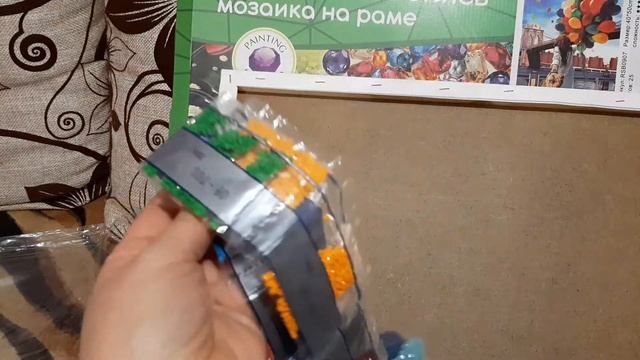 Алмазная мозаика на раме из магазина Доброцен, обзор. смотреть онлайн