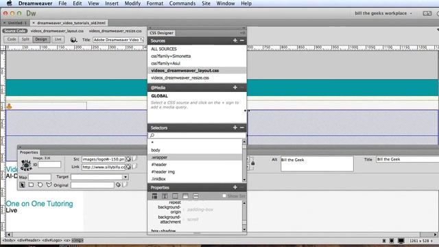Opening Adobe Dreamweaver CC for the Very First Time смотреть онлайн