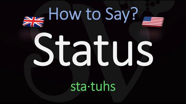 How to Pronounce Status? American + British English Pronunciation! смотреть онлайн