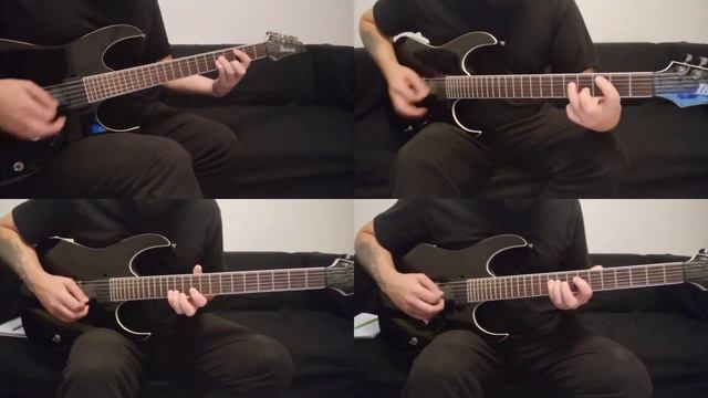 Arch Enemy - The World Is Yours - All Guitar Cover By DamienThornMetal _ Multiscreen