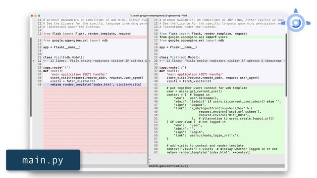 How to use App Engine Users service in Flask apps (Module 20) смотреть онлайн