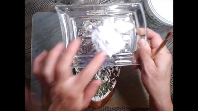 Новогодний декупаж на спиле. Техника Терра. Diy. смотреть онлайн