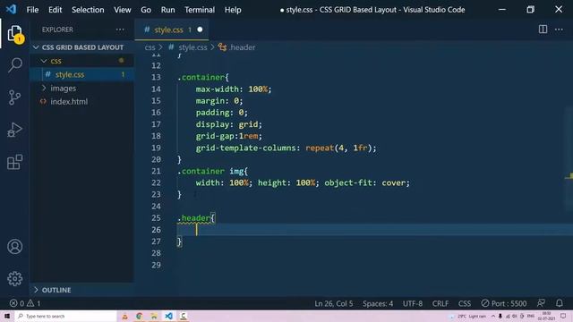 Responsive CSS Grid Tutorial | Create Website Layout Only Using CSS Grid in Bangla ?? смотреть онлайн