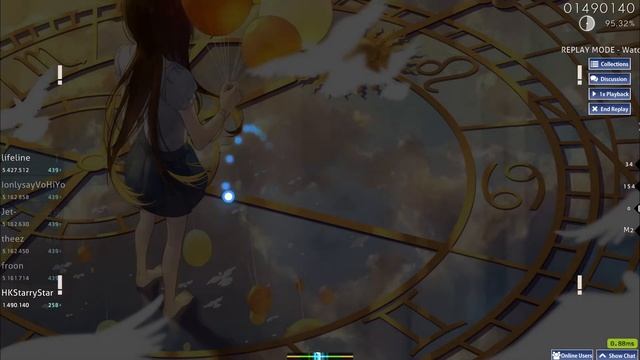 osu! | ONE OK ROCK - Clock Strikes [A r M i N's Extra] 94.31% 2x miss смотреть онлайн