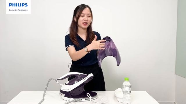 Bàn ủi bộ tạo hơi nước Philips GC7933/30 смотреть онлайн