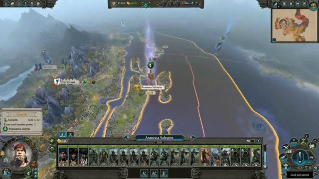 Прохождение Total War Warhammer 2 Vampire Coast Aranessa Saltspite [05] Gameplay Walkthrough смотреть онлайн
