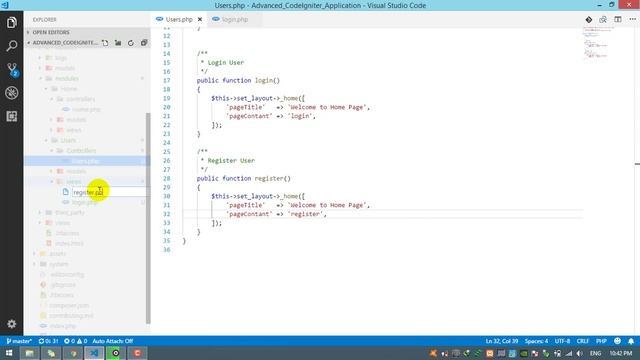 #6 CodeIgniter 3.x Advanced Tutorial - Create a user module and login, register page's смотреть онлайн