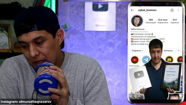 Pullarim Qani Oybek? Blogger Oybek Qosimov Nishonda Voydod Elmurod