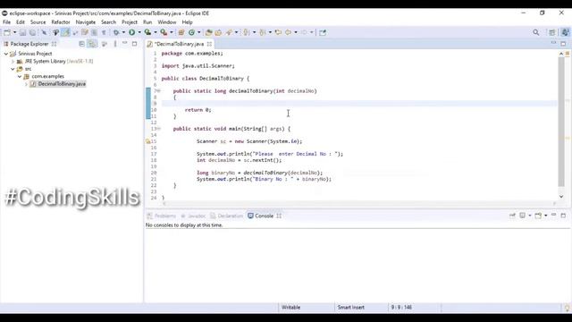 How to Convert Decimal to Binary in Java | Coding Skills смотреть онлайн
