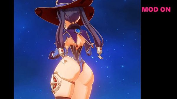 (原神)モナの尻と太ももを盛りまくりMOD、公開からわずか１１日で削除