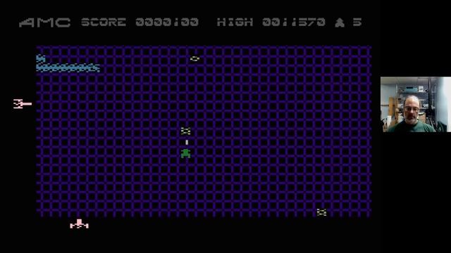 Atari 8-Bit Game Play, Gridrunner 2 / Attack Of The Mutant Camels