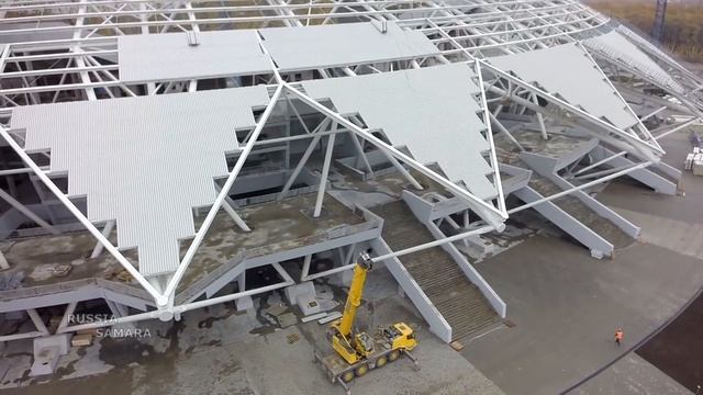 Строительство стадиона "Самара Арена" / часть 40 #Samara смотреть онлайн