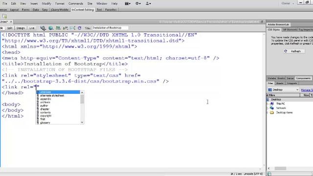 4-Installing Bootstrap in Urdu and Hindi смотреть онлайн