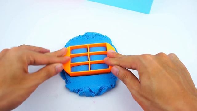 Как сделать радужную бассейн из кинетического песка. смотреть онлайн