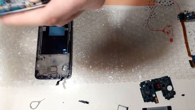 LG G2 замена дисплея