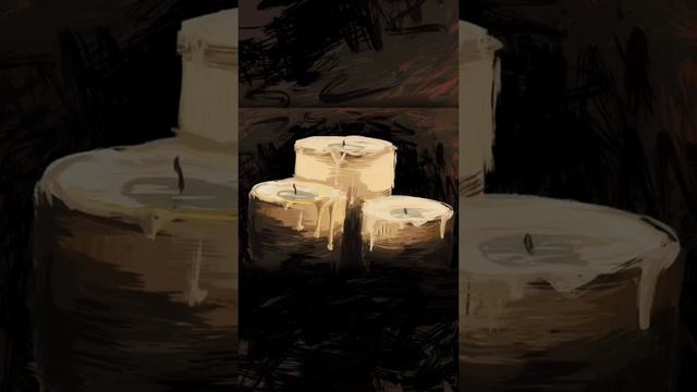 Как нарисовать СВЕЧИ рисунки для срисовки #shorts смотреть онлайн