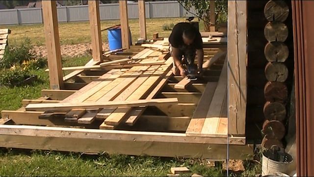 Веранда для дачи своими руками. Часть 1