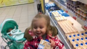 VLOG / Идем в Ленту с Беби Бон (Baby Born) в коляске / Покупаем продукты для Беби Бон