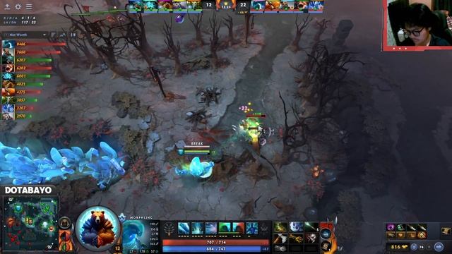 MIRACLE MORPHLING HARD CARRY GAMEPLAY - DOTA 2 PATCH 7.34D смотреть онлайн