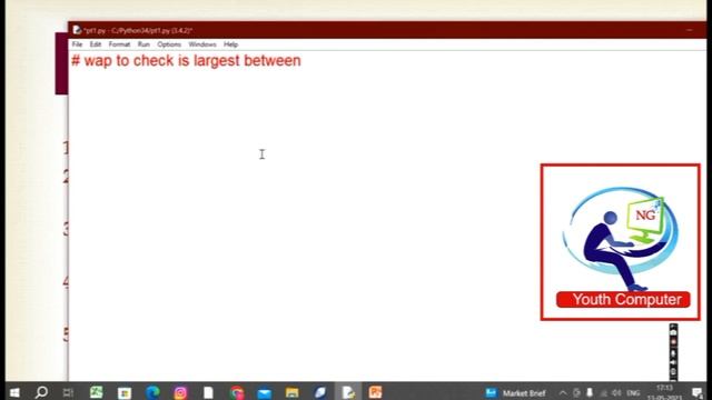 Python O level class -4 | python classes in hindi | Python some examples for comparison Operators смотреть онлайн