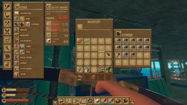 EMERGENCY BRINGE LAUNCH In The End Of Raft Chapter 2! смотреть онлайн