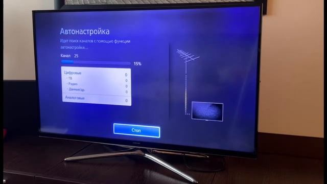 Распаковка и тестирование комнатной телевизионной антенны BAS-5110-P ANTECO смотреть онлайн