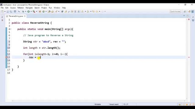 Program to Reverse a String in Java | Reverse a String | CodingKnowledge смотреть онлайн
