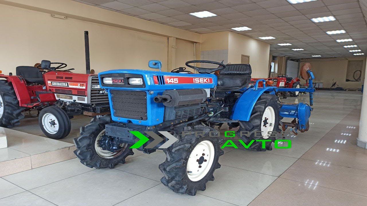 Видео минитрактора из ОМСКА ISEKI TX145F 4вд 3 цилиндра двухточечное почвенная фреза Авиационная 6 смотреть онлайн