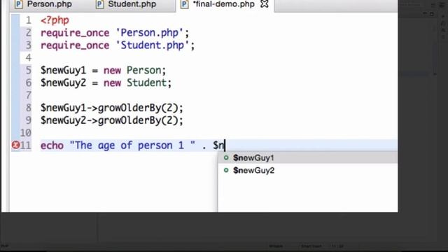 Activity 1 Part 5c - Final class keyword in PHP Object Oriented Programming смотреть онлайн