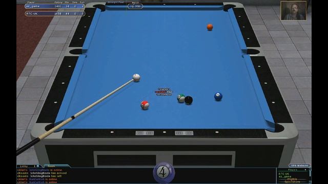 Virtual Pool 4 Online Straight Pool Ladder RTC UK V Ez Game смотреть онлайн