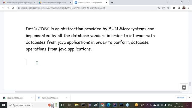 ADV. JAVA with JAVA Frameworks tutorials || Session - 3 || by Mr. Nagoor Babu On 20-12-2022@10AM IS смотреть онлайн