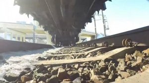Камера под поезд | тепловоз М62 - 1536 | Camera under the train