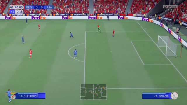 Бенфика - Аякс. 1/8 финала ЛЧ. Прогноз на матч (с озвучкой). 23.02.22. FIFA 22