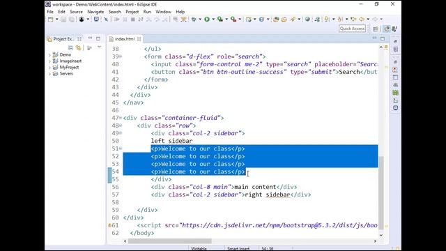 02 How to design sidebar and main_content in BootStrap5 | Bootstrap tutorial смотреть онлайн