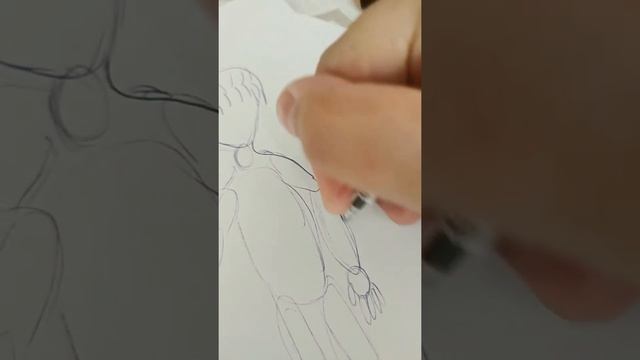 Как нарисовать собаку и его хозяина. смотреть онлайн