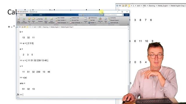 Programming with Matlab or Octave, Chap. 3: data in 1D, vectors смотреть онлайн