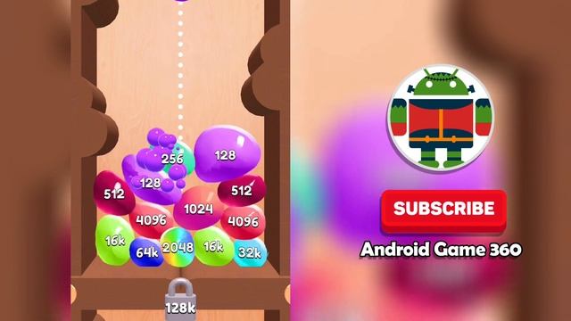 Jelly 2048 [Unlock 128K] - Blob Merge Jelly (Max level) смотреть онлайн