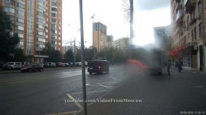 Автобус 032 (временный маршрут) метро Семеновская - метро Авиамоторная // 20 сент 2019
