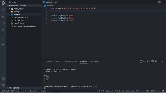 Դաս 3: Enums - TypeScript - ի Հայերեն դասեր смотреть онлайн