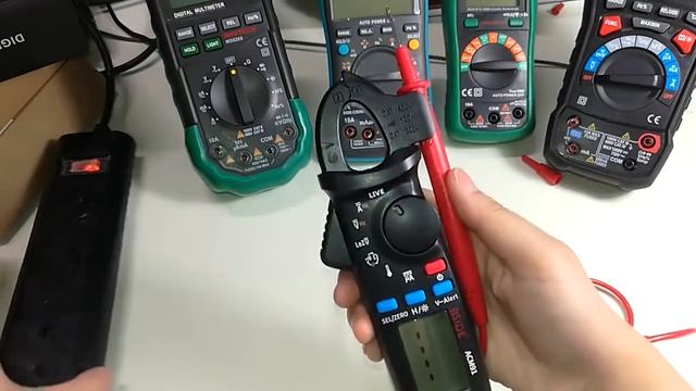 BSIDE ACM91 Digital Clamp Meter AC/DC True RMS Auto Range Live Check Frequency Capacitor Tester смотреть онлайн