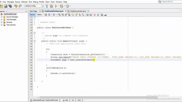 Oracle APEX - Create Table in Oracle from JAVA Netbeans IDE смотреть онлайн